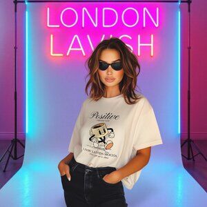 ✨NWOT✨Coffee Graphic T-shirt SO CUTE!